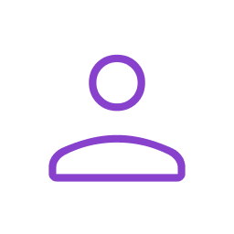 Purple user icon.